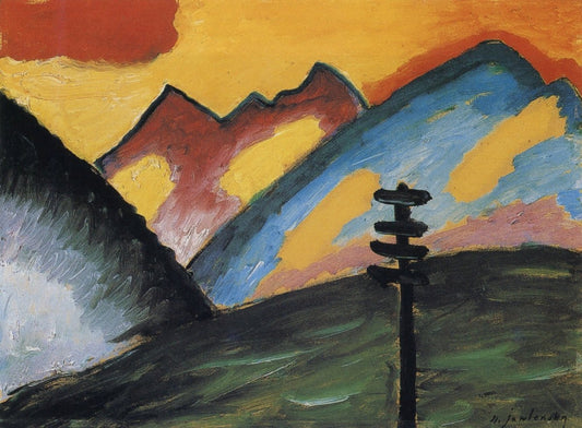 Alexey von Jawlensky (1864-1941) - Solitude 1912 | Dimensions 4716 x 3465 pixels