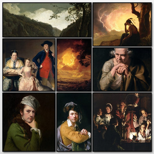 Joseph Wright of Derby Public Domain Images to Download | A snapshot of some of the images
