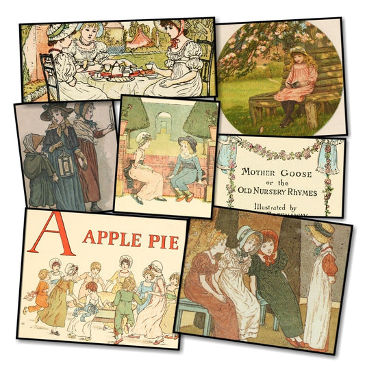 Kate Greenaway Public Domain Images to Download | Digital Download - 491 images