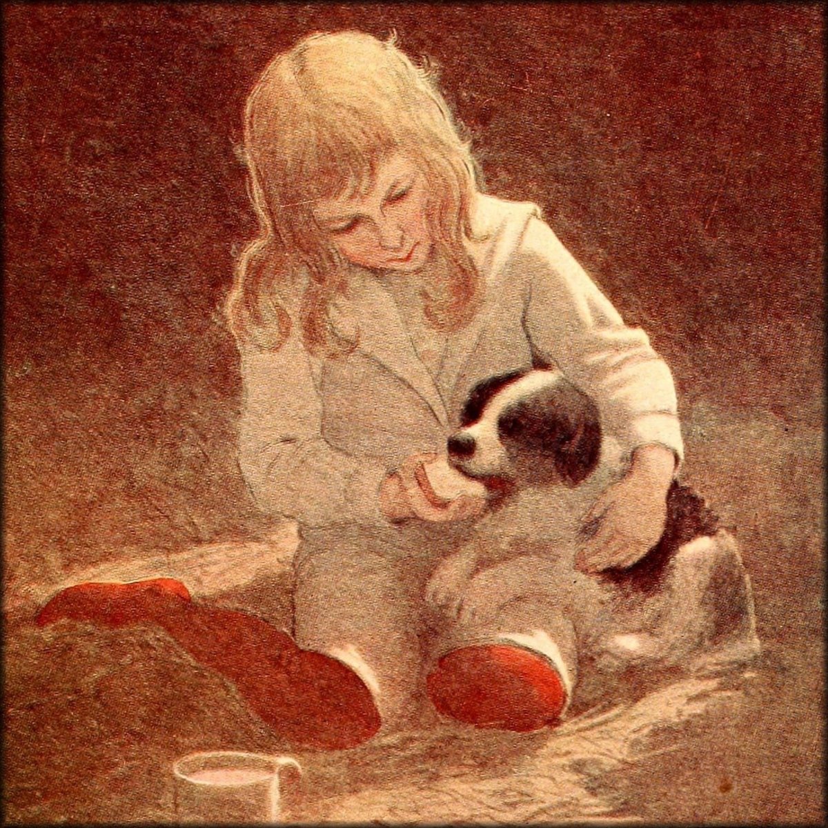 Maria Kirk Public Domain Images to Download | A Dog of Flanders (1909) - 7 images