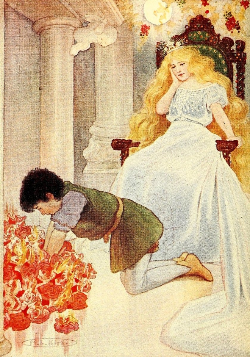 The Princess & the Curdie 1908 - Maria Kirk - 12 images | Dimensions 1506 x 2151 pixels