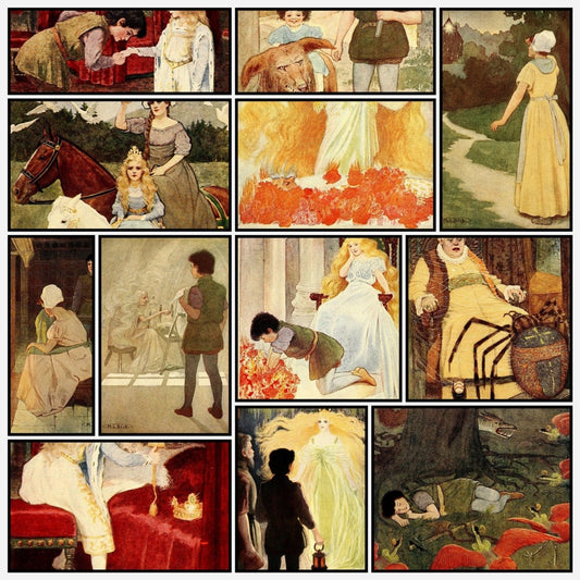 The Princess & the Curdie 1908 - Maria Kirk - 12 images | A snapshot of the images