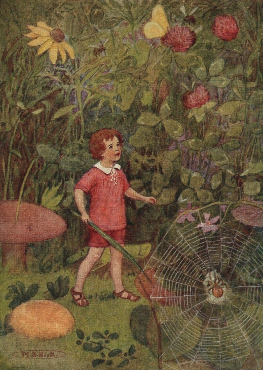A Child's Garden of Verses 1919 - Maria Kirk - 8 images | Dimensions 1970 x 2770 pixels