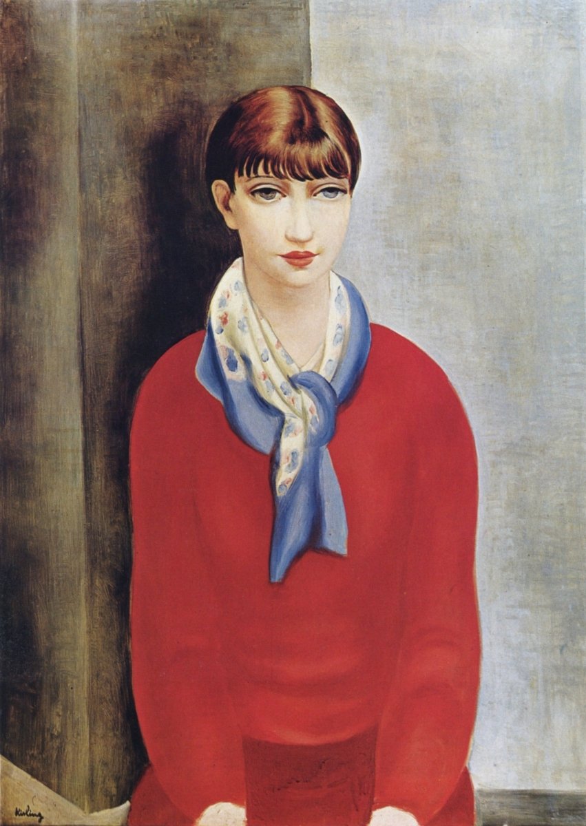 Moïse Kisling - Kiki of Montparnasse 1925 | Dimensions 3840 x 5416 pixels