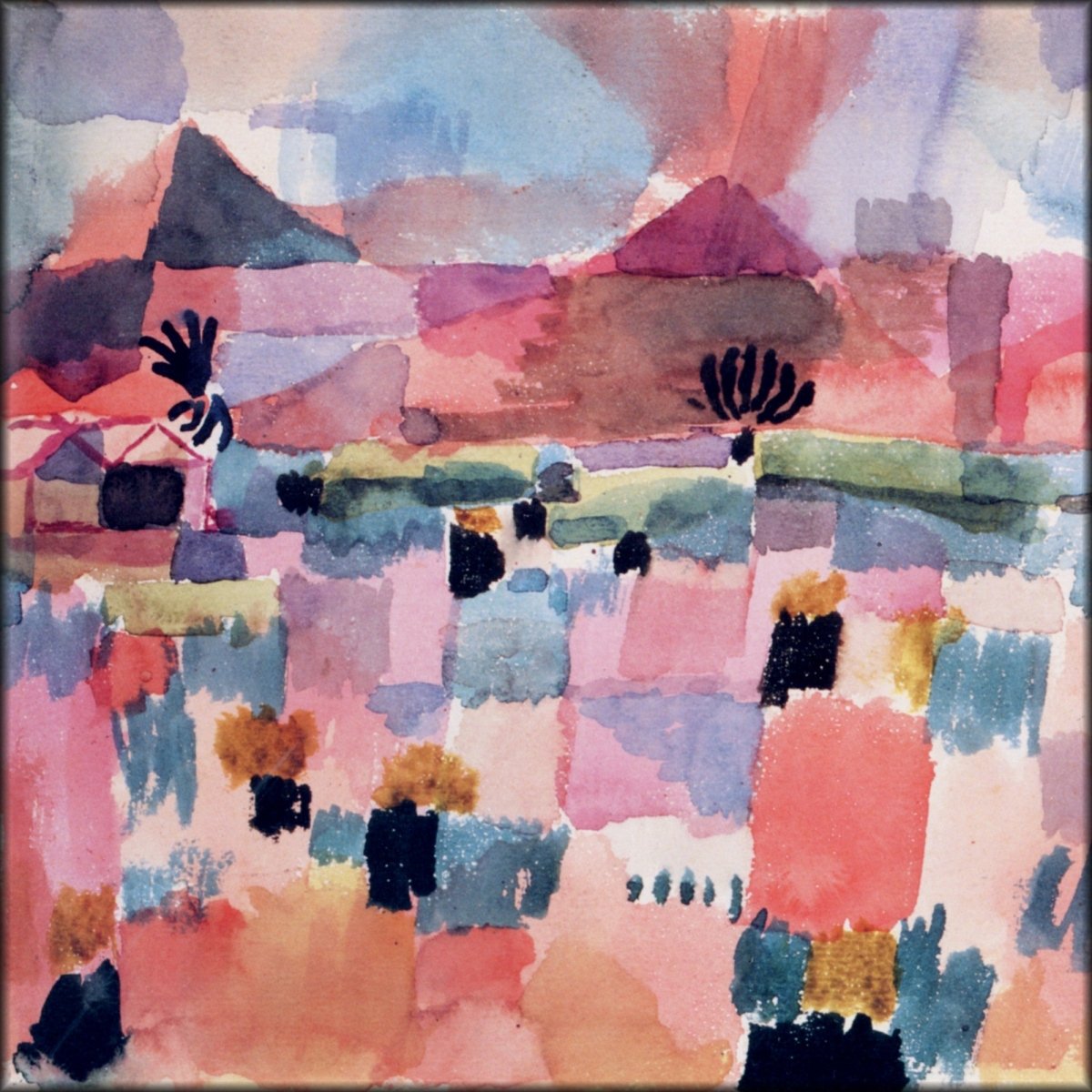St. Germain near Tunis, 1914 - Paul Klee - Framed Art Print main image 1