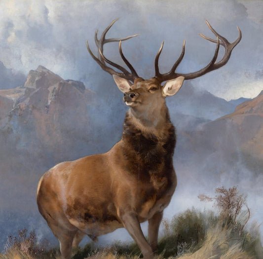 Edwin Landseer - Monarch of the Glen (c.1850) | Dimensions 5209 x 5131 pixels