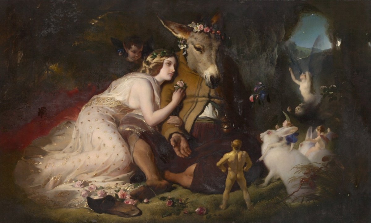Edwin Landseer - Scene from a Midsummer Night's Dream | Dimensions 5783 x 3474 pixels