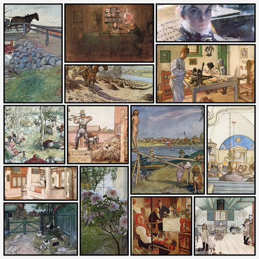 Carl Larsson Artwork in the Public Domain | A snapshot of some of the images