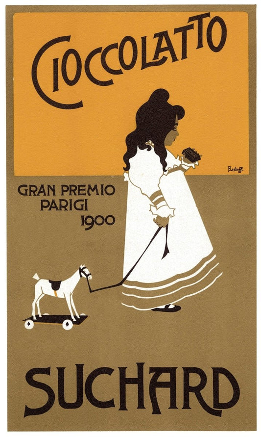 Franz Laskoff (1869-1921) - Cioccolatto Suchard 1914 | Dimensions 4725 x 7900 pixels