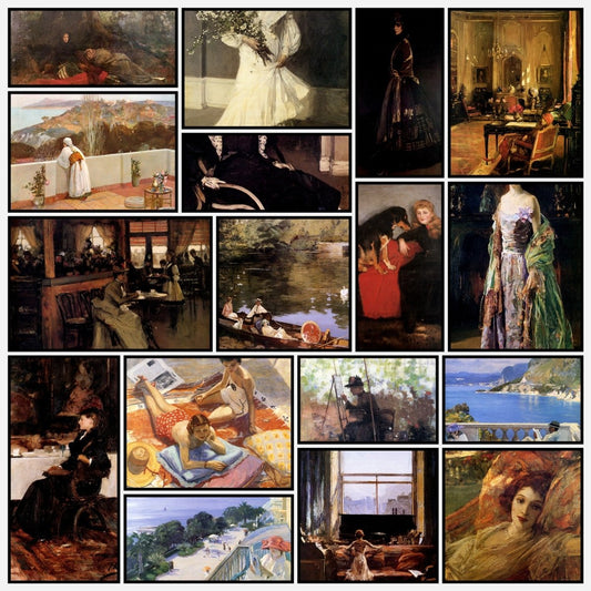 Sir John Lavery Public Domain Images to Download | A snapshot of some of the images