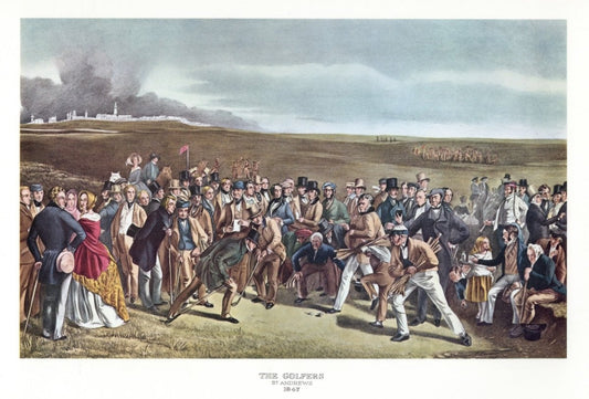 Charles Lees - The Golfers, St. Andrews 1847 | Dimensions 8793 x 5958 pixels