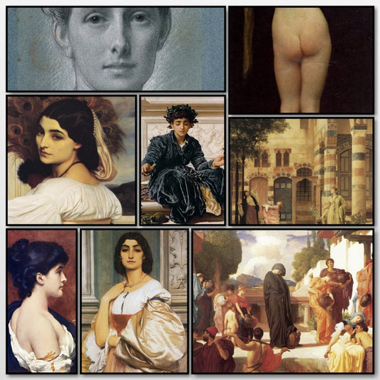 Lord Leighton Public Domain Images to Download | A snapshot of some of the images