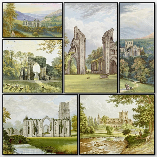 The Ruined Abbeys of Britain, 1882 - Alexander Lydon | A snapshot of some of the images