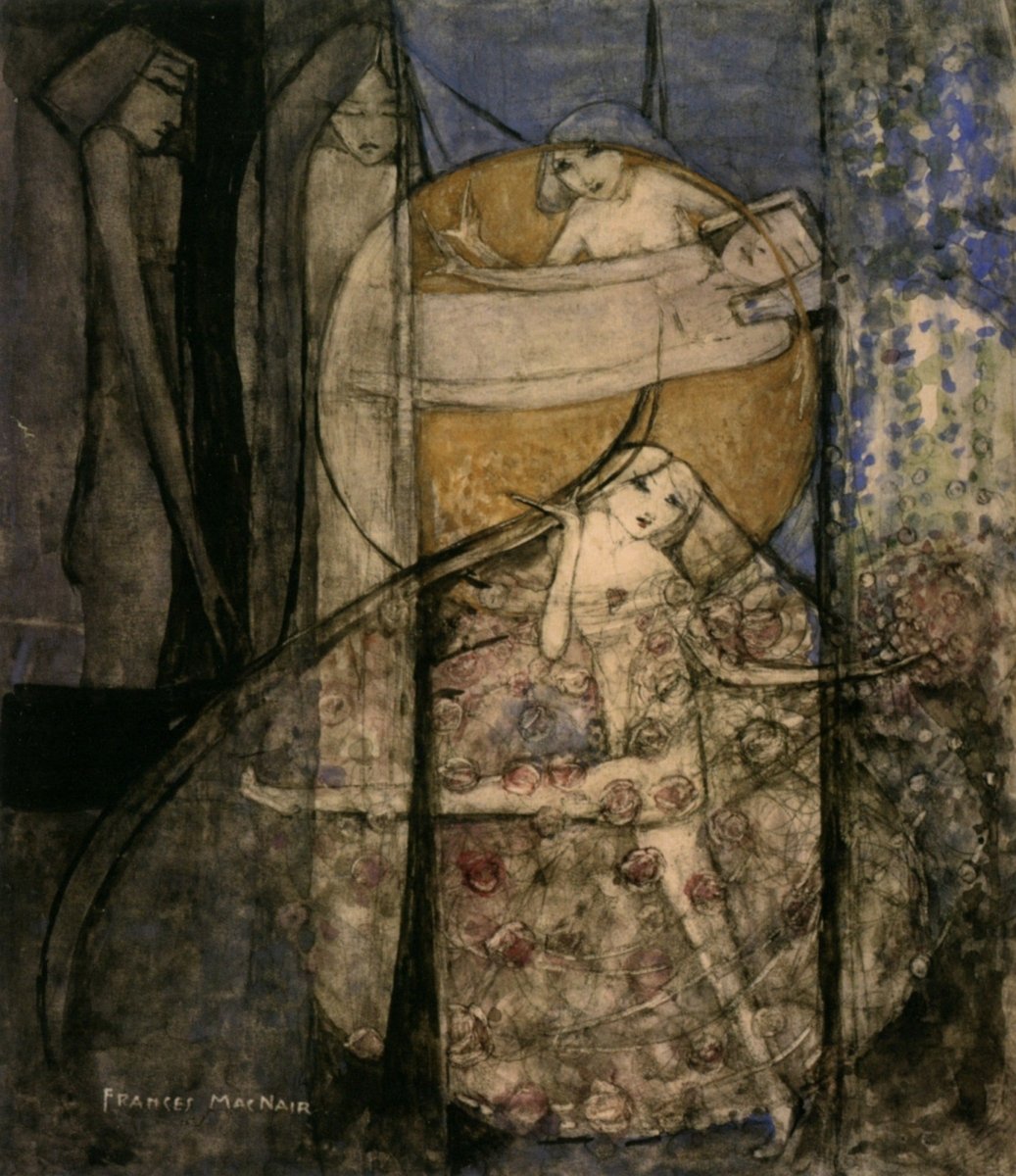 Frances Macdonald MacNair Public Domain Paintings to Download | Dimensions 4122 x 4770 pixels