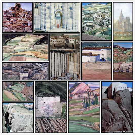 Charles Rennie Mackintosh Watercolour Landscapes in the Public Domain | A snapshot of some of the images