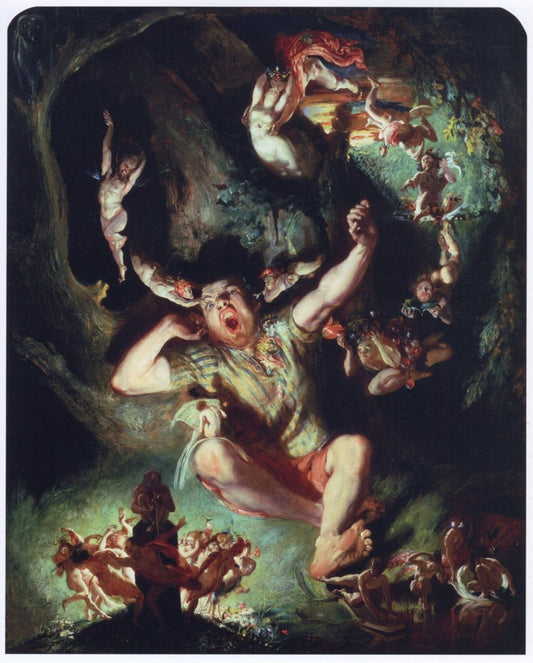 Daniel Maclise - The Disenchantment of Bottom 1832 | Dimensions 4520 x 5630 pixels