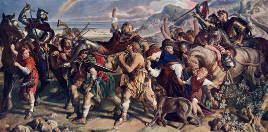 Daniel Maclise - The Earls of Desmond & Ormond | Dimensions 6580 x 3240 pixels