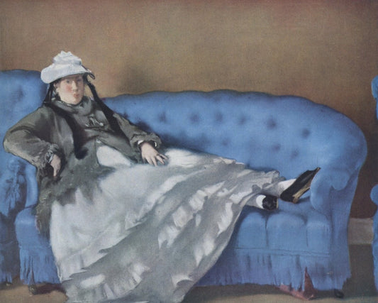 Edouard Manet - Portrait of Mme Manet (pastel) | Dimensions 4868 x 3896 pixels
