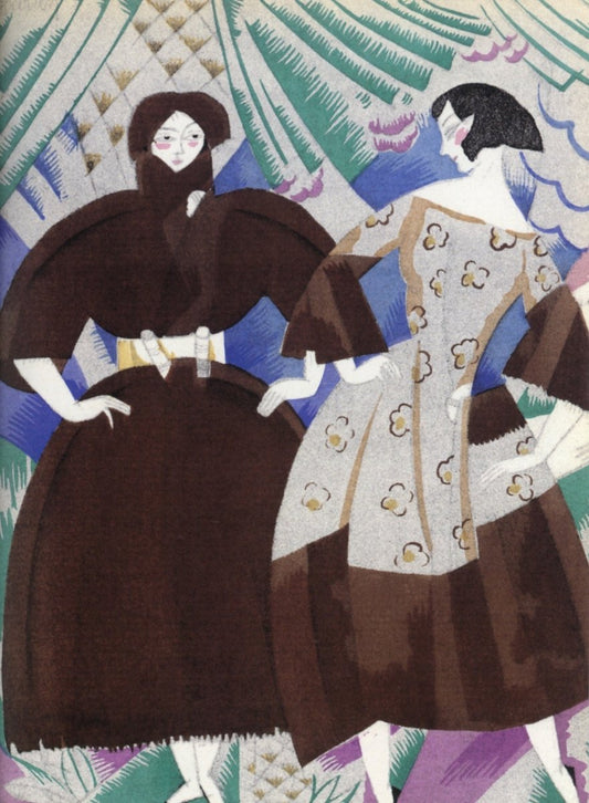 Charles Martin - Hindoustan, fashion by Paul Poiret 1920 | Dimensions 5022 x 6840 pixels
