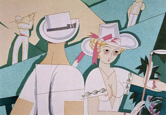 Charles Martin (1884-1934) - Le Golf 1920 | Dimensions 4739 x 3283 pixels