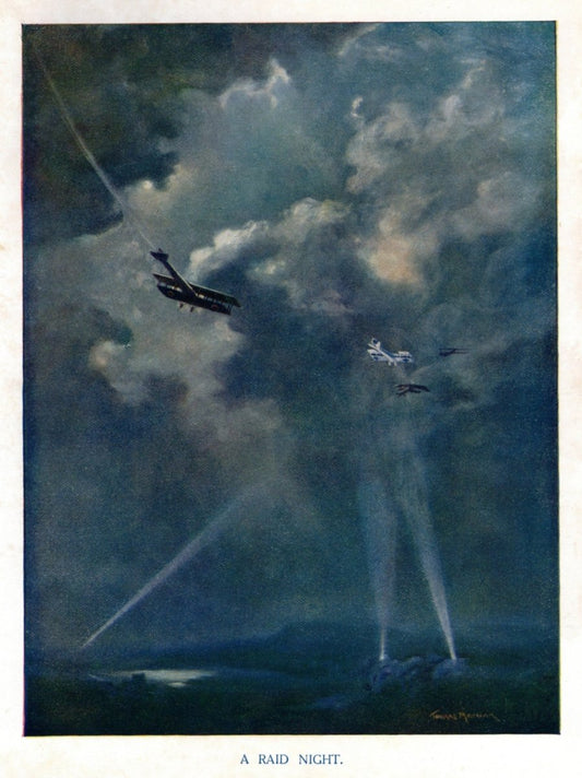 Thomas Maybank (1869-1929) - A Raid Night 1919 | Dimensions 3942 x 5265 pixels