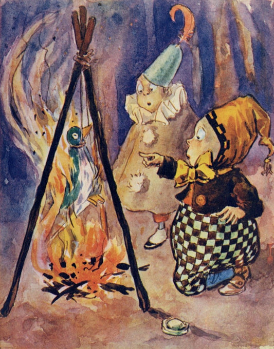Thomas Maybank (1869-1929) - Roast him over the fire | Dimensions 3440 x 4392 pixels