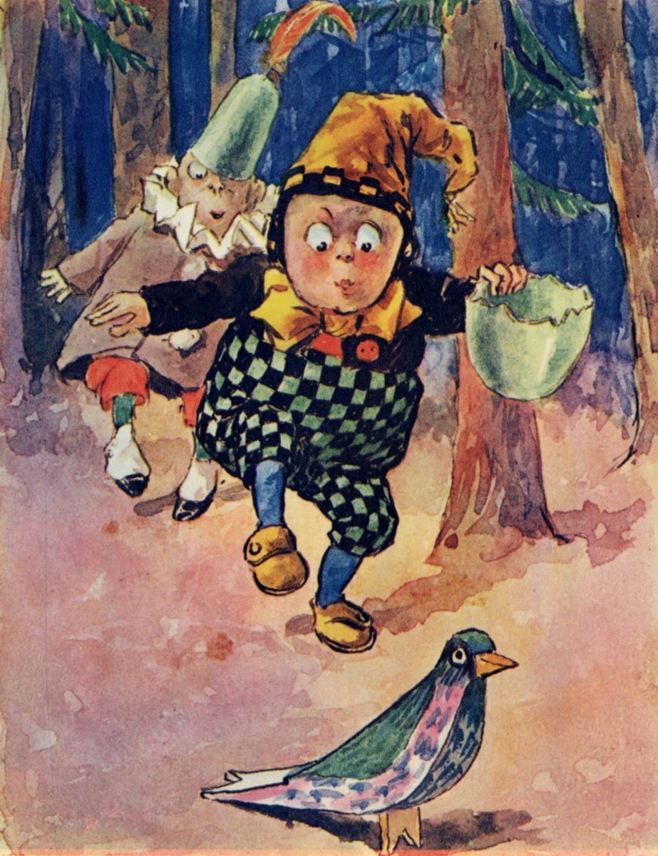 Thomas Maybank (1869-1929) - The Imps put salt on his tail | Dimensions 3432 x 4464 pixels