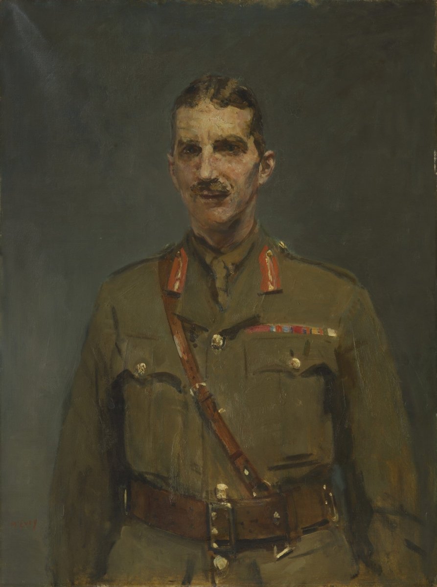 Ambrose McEvoy - Brigadier General A. R. H. Hutchinson 1918 | Dimensions 10502 x 14104 pixels