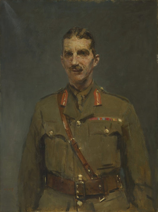 Ambrose McEvoy - Brigadier General A. R. H. Hutchinson 1918 | Dimensions 10502 x 14104 pixels