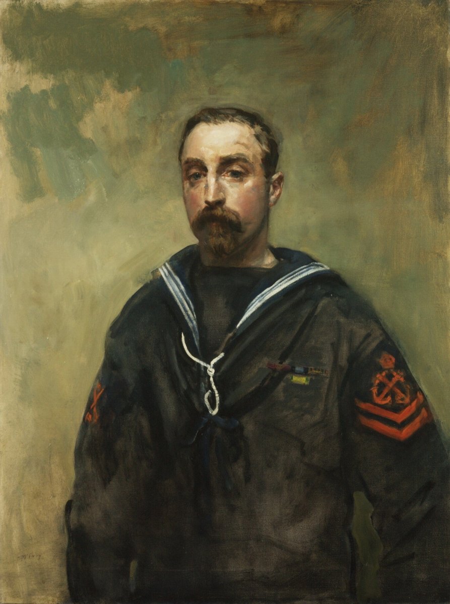 Ambrose McEvoy - Petty Officer E Pitcher VC 1918 | Dimensions 3969 x 5334 pixels