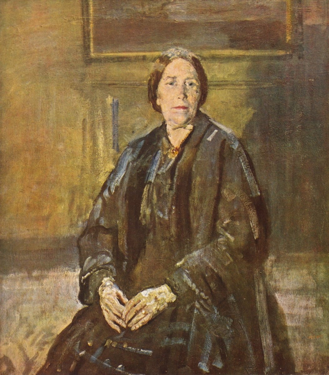 Ambrose McEvoy - The Artist's Mother | Dimensions 4824 x 5499 pixels