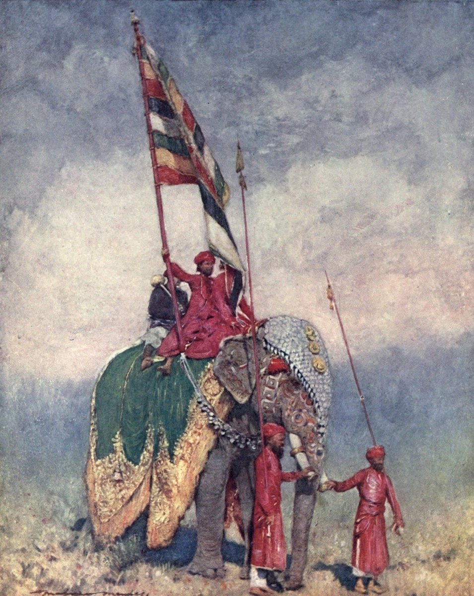 Peeps at Many Lands, Home Life in India - Mortimer Menpes | Dimensions 2185 x 2745 pixels