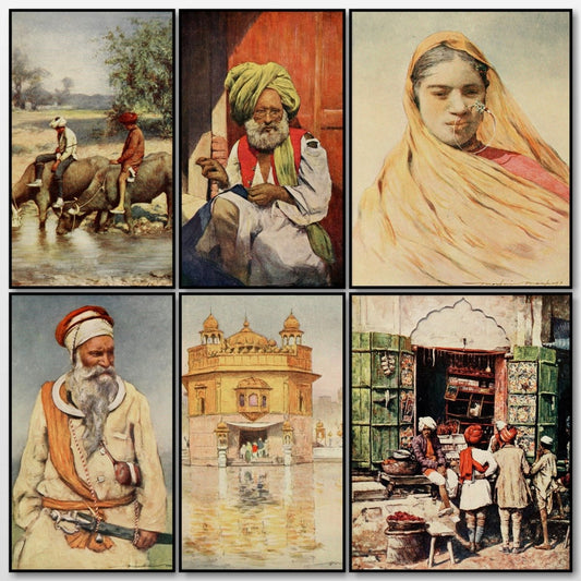 Peeps at Many Lands India 1910 - Mortimer Menpes - 12 images | A snapshot of some of the images