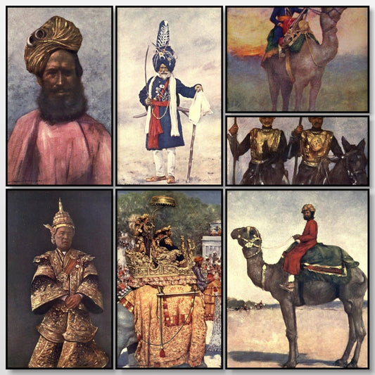 The Durbar, 1903 - Mortimer Menpes - 73 images | A snapshot of some of the images
