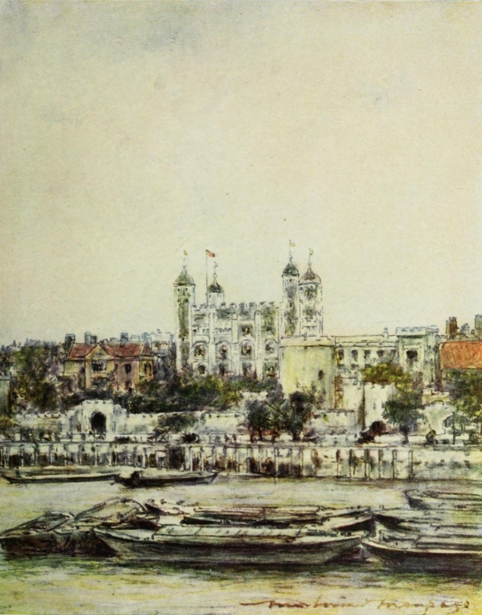 The Thames, 1906 - Mortimer Menpes - 53 images | Dimensions 2208 x 2814 pixels