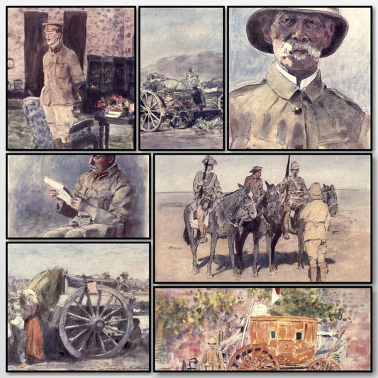 War Impressions 1903 - Mortimer Menpes - 91 images | A snapshot of some of the images
