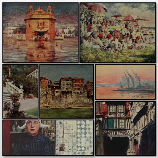 World Pictures 1902 - Mortimer Menpes - 48 images | A snapshot of some of the images