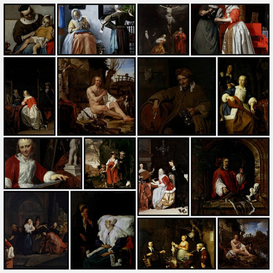 Gabriel Metsu Public Domain Images to Download | A snapshot of some of the images