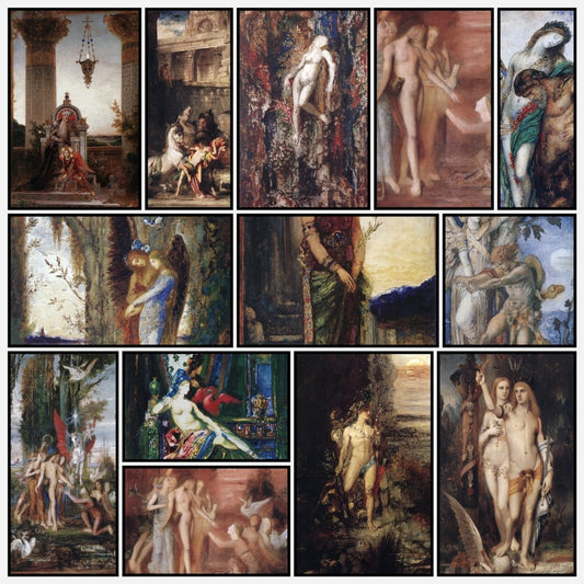 Gustave Moreau Artwork in the Public Domain | A snapshot of some of the images