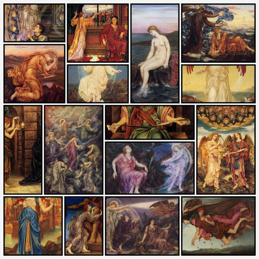 Evelyn De Morgan Paintings in the Public Domain | A snapshot of some of the images