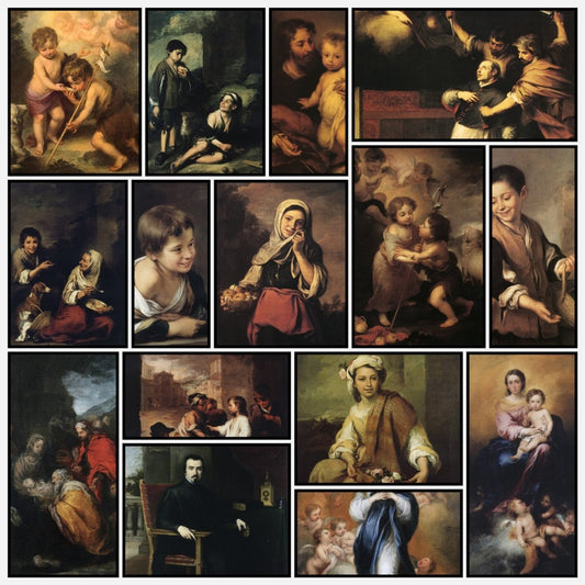 Bartolomé Murillo Artwork in the Public Domain | A snapshot of some of the images