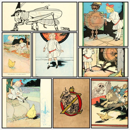 Ozma of Oz 1907 - John R. Neill - 56 images | A snapshot of some of the images