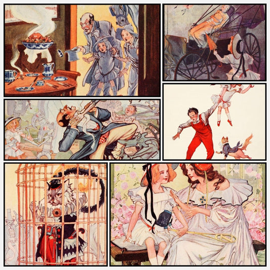 Dorothy & the Wizard in Oz 1908 - John R. Neill - 24 images | A snapshot of some of the images