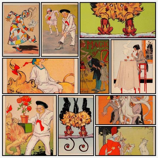 The Magic of Oz 1919 - John R. Neill - 11 images | A snapshot of some of the images