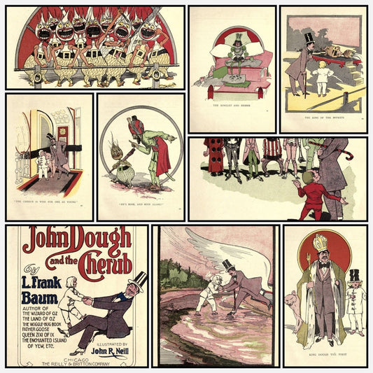 John Dough and the Cherub 1906 - John R. Neill - 43 images | A snapshot of some of the images