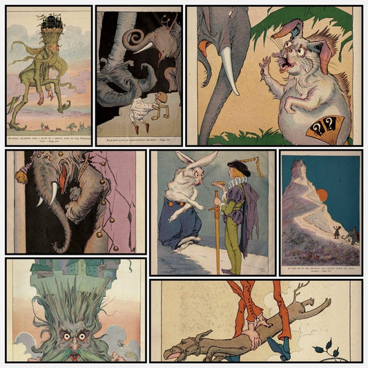 Kabumpo in Oz 1922 - John R. Neill - 12 images | A snapshot of some of the images