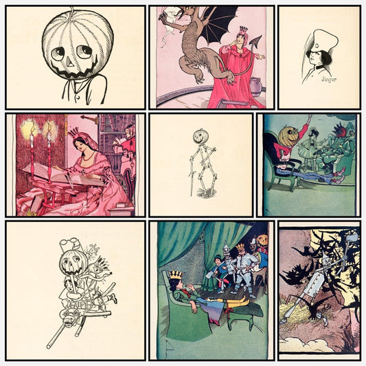 The Marvelous Land of Oz 1905 - John R. Neill - 28 images | A snapshot of some of the images