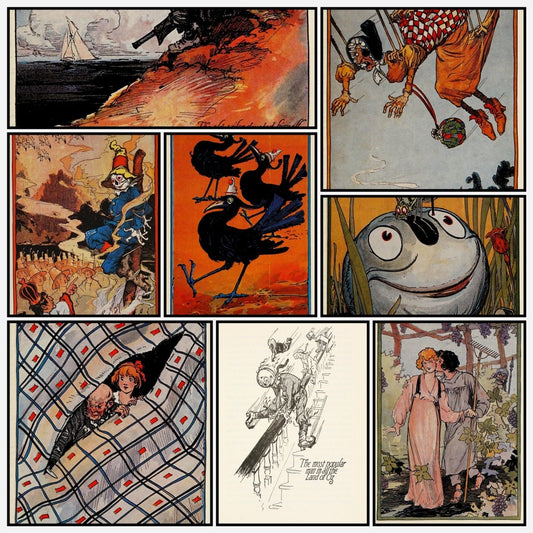 The Scarecrow of Oz 1915 - John R. Neill - 25 images | A snapshot of some of the images