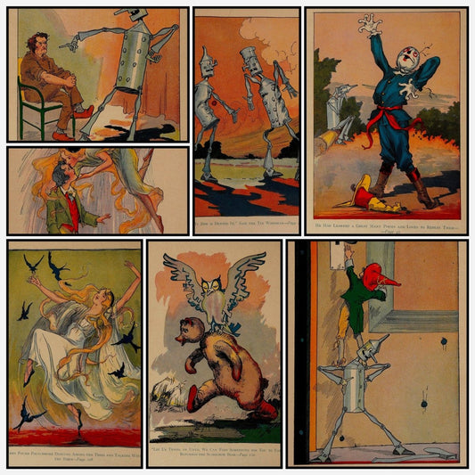 Tin Woodman of Oz, The 1918 - John R. Neill - 12 images | A snapshot of some of the images