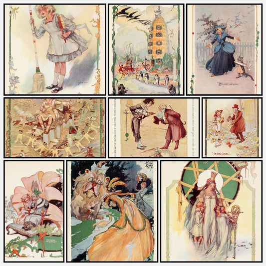 The Emerald City of Oz 1910 - John R. Neill - 20 images | A snapshot of some of the images